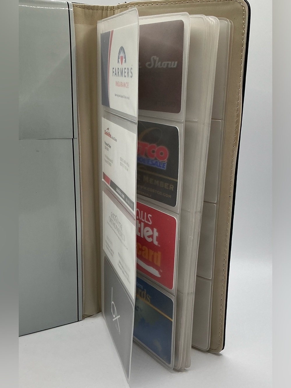 ☄️NEW 💳 Buxton Black Business Card File - Picture 4 of 14